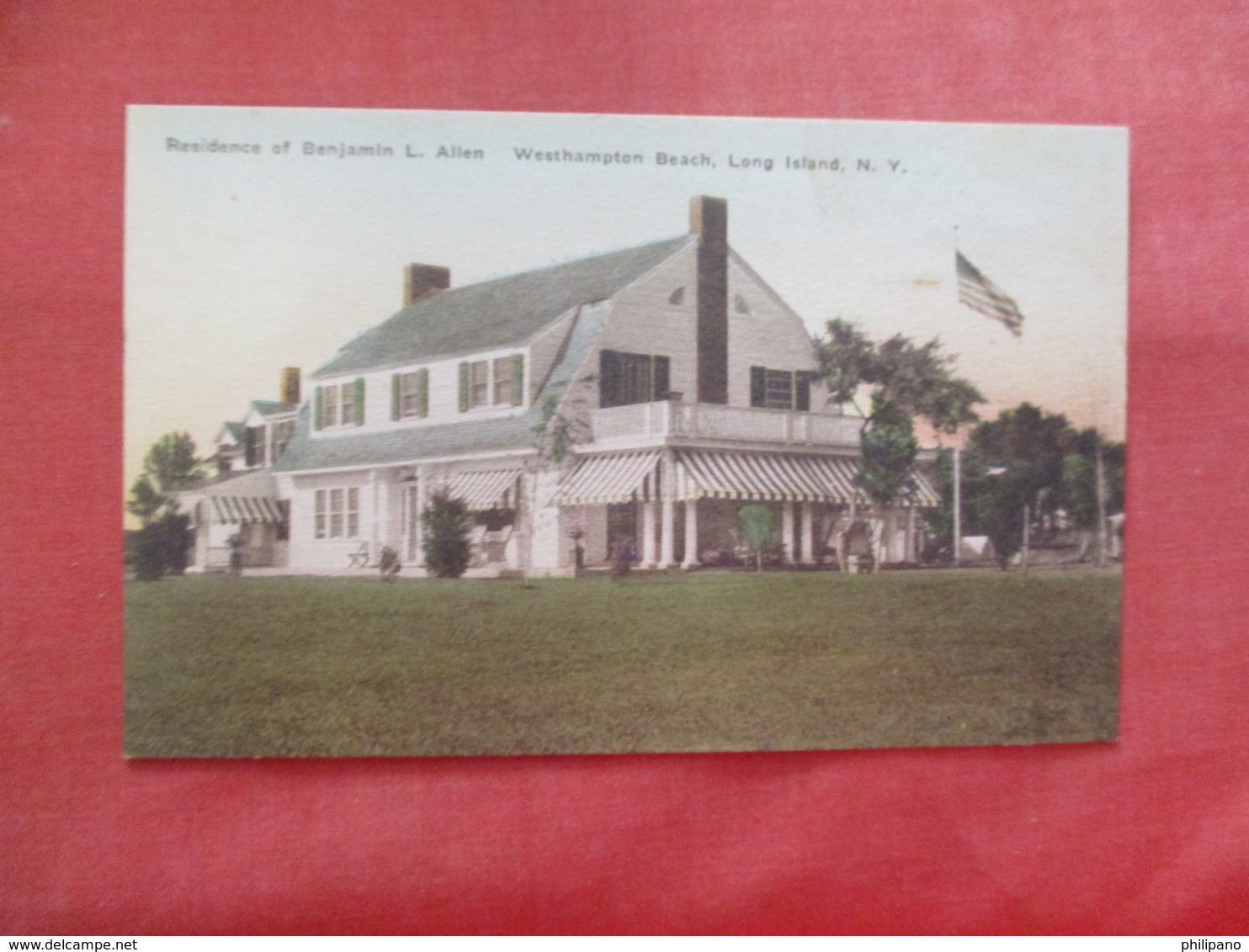 Hand Colored  Residence B Allen  Westhampton Beach  New York > Long Island  Ref  3476 - Long Island