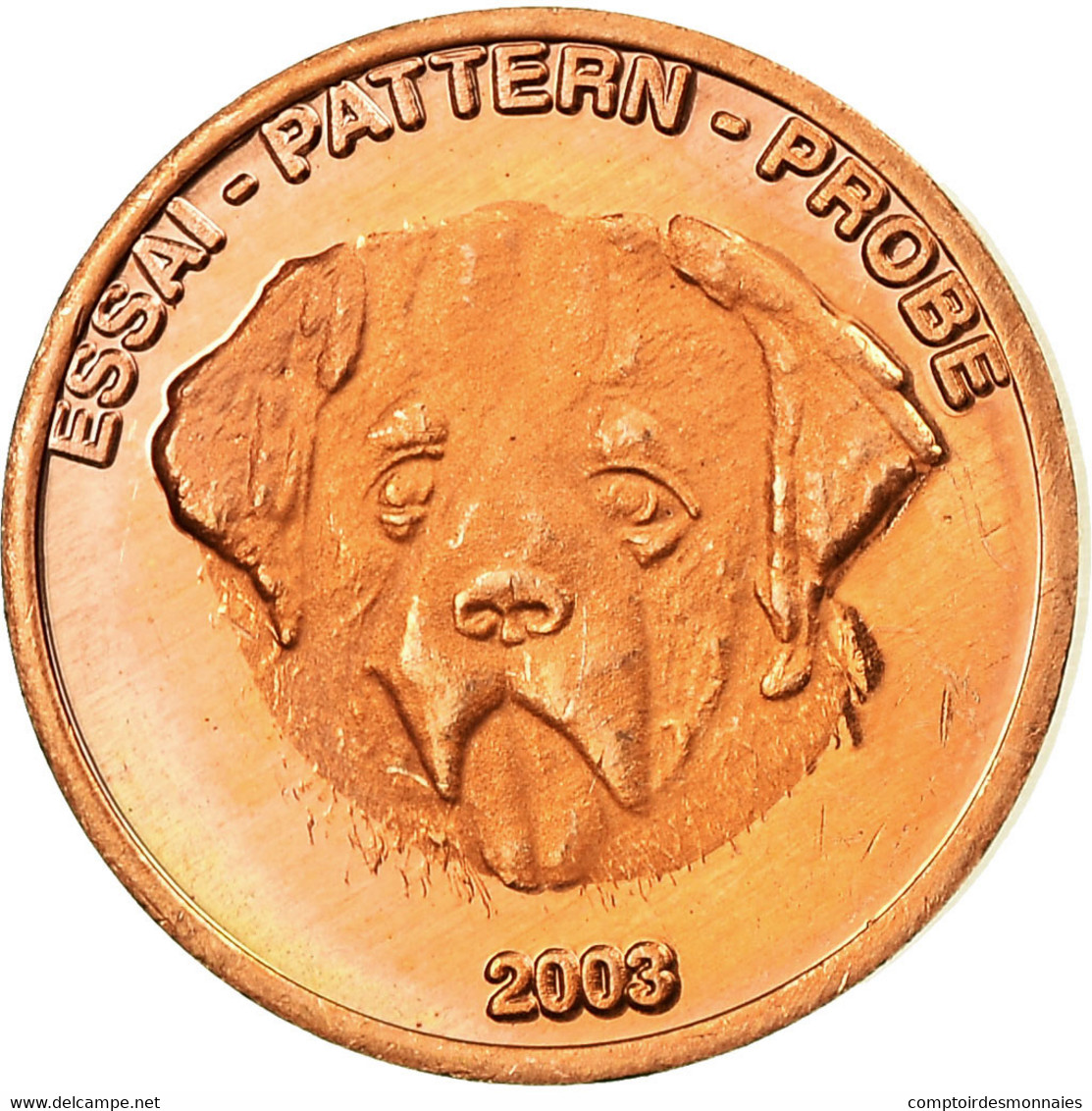 Suisse, Fantasy Euro Patterns, Euro Cent, 2003, SUP, Laiton - Essais Privés / Non-officiels