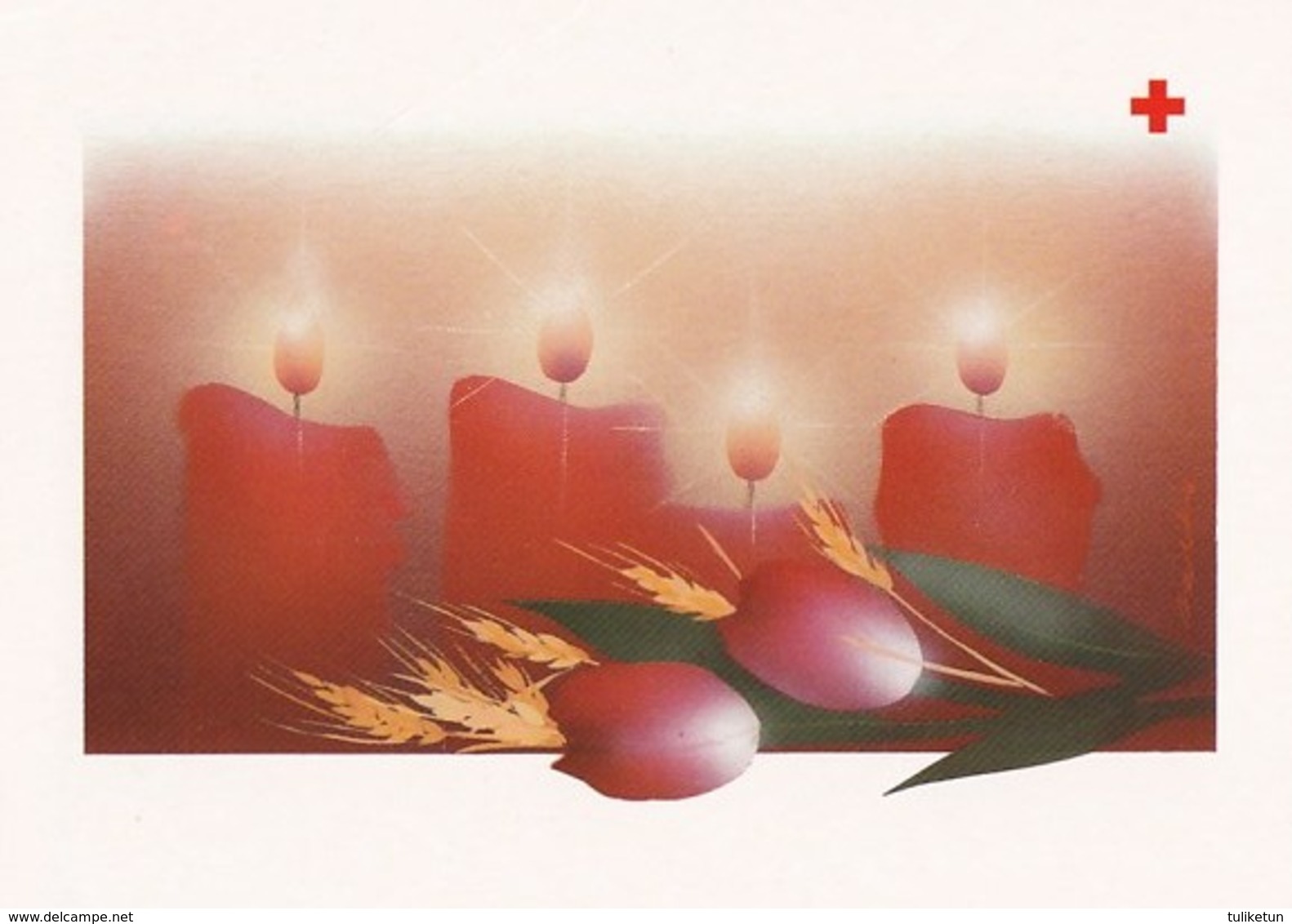 Postal Stationery - Candles Lighting - Red Cross 1998 - Suomi Finland - Postage Paid - Postal Stationery