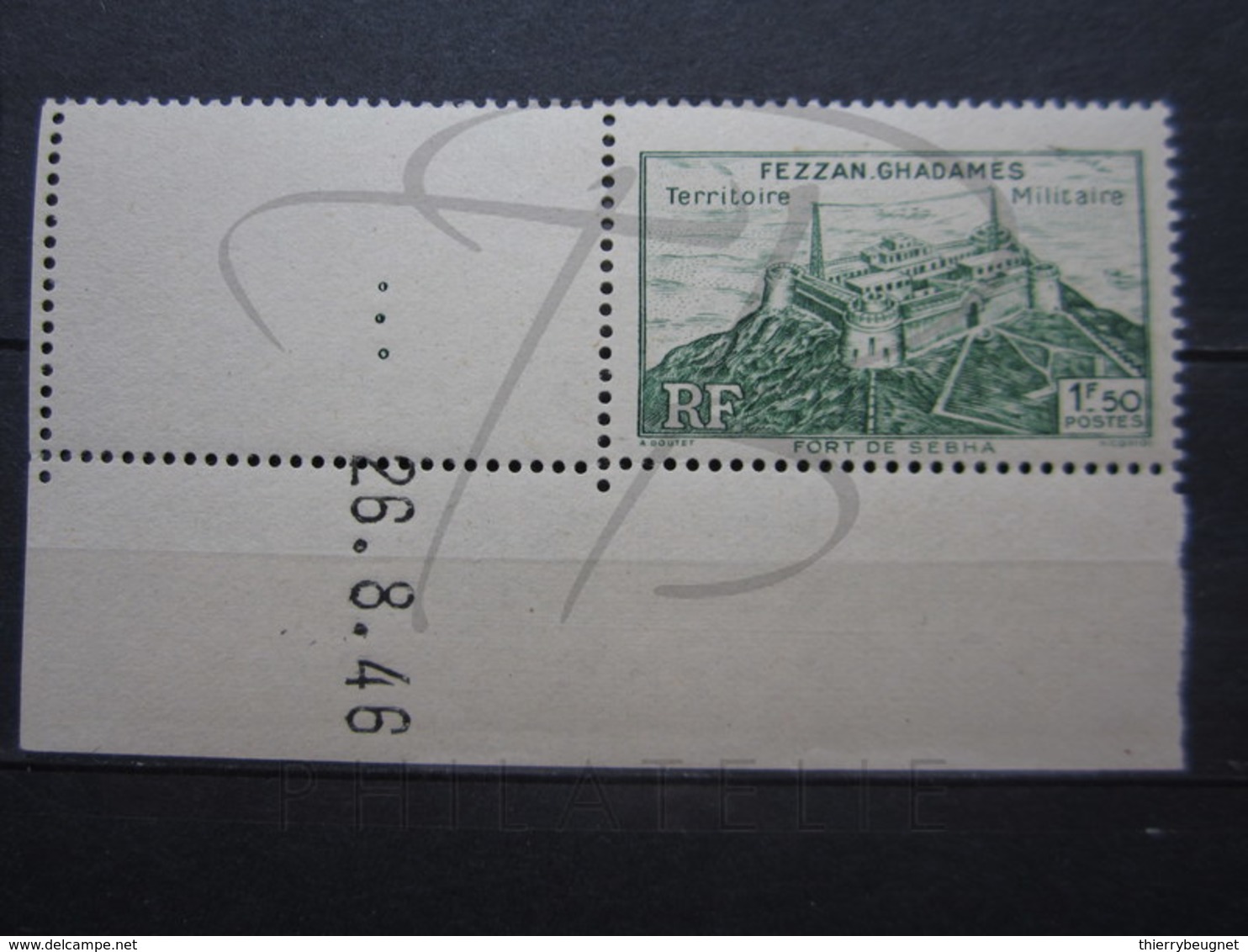 VEND BEAU TIMBRE DU FEZZAN N° 31 + 2 BDF + CD , XX !!! - Unused Stamps