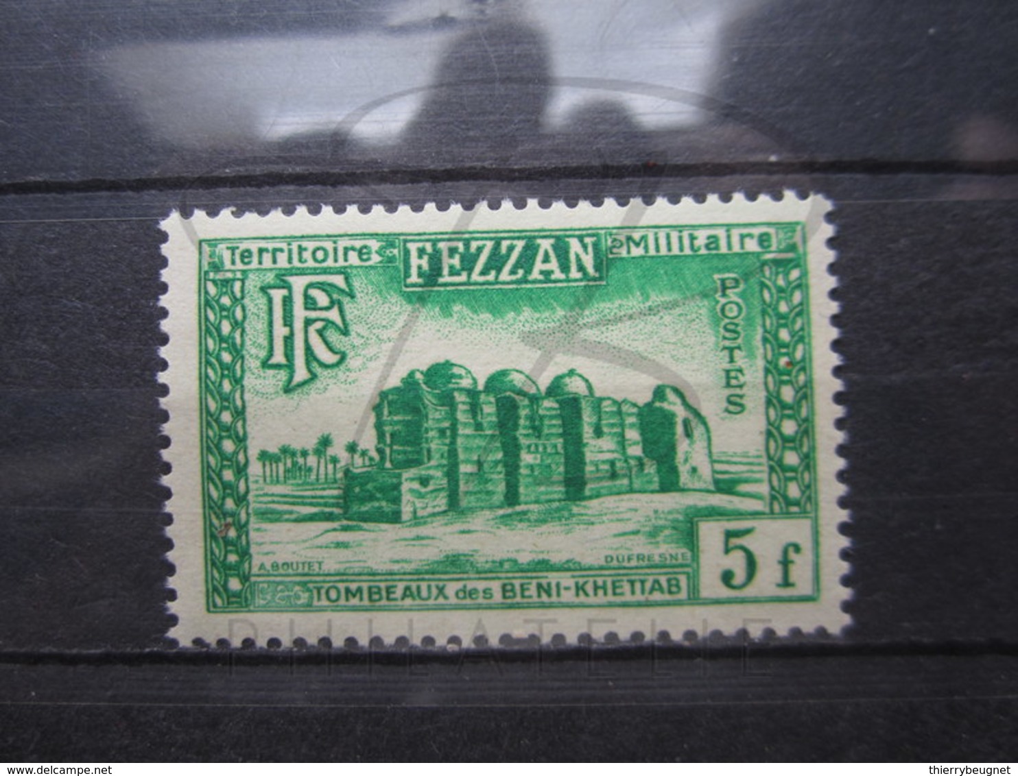 VEND BEAU TIMBRE DU FEZZAN N° 46 , XX !!! - Unused Stamps