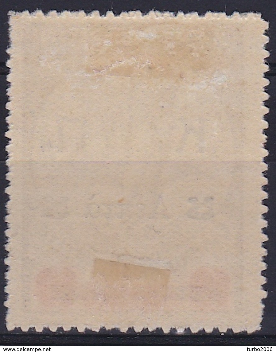 GREECE 1917 Overprinted Fiscals 5 L / 10 L Violet Vl. C 57 MH - Liefdadigheid