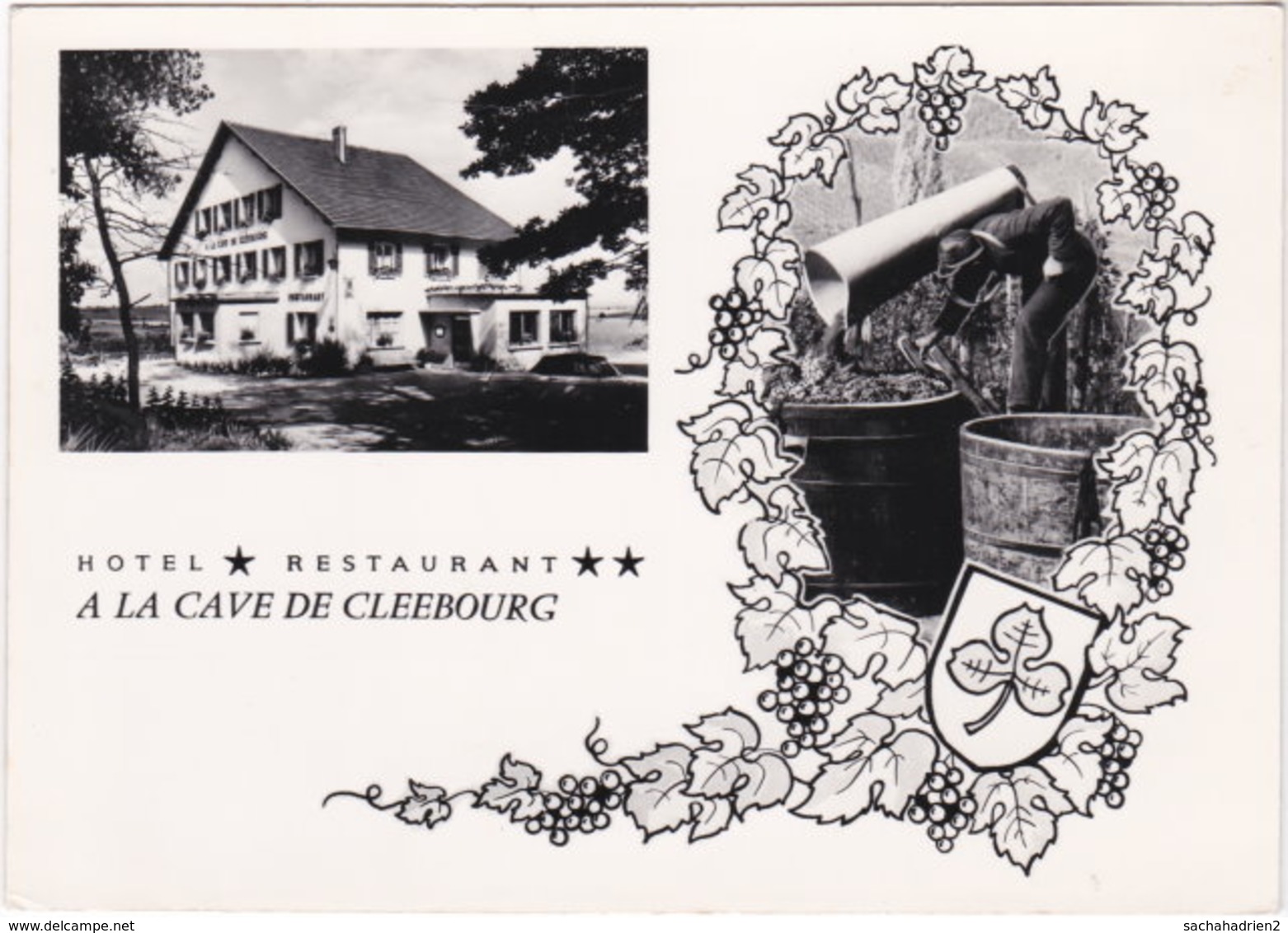 67. Gf. CLEEBOURG. Hôtel-Restaurant 'A La Cave De Cleebourg' - Autres & Non Classés