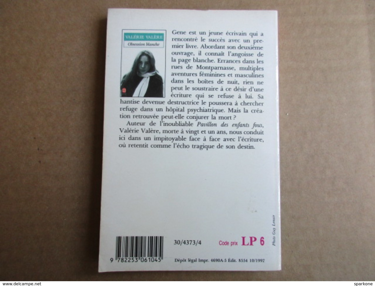 Obsession Blanche (Valérie Valère) éditions Le Livre De Poche De 1992 - Autres & Non Classés