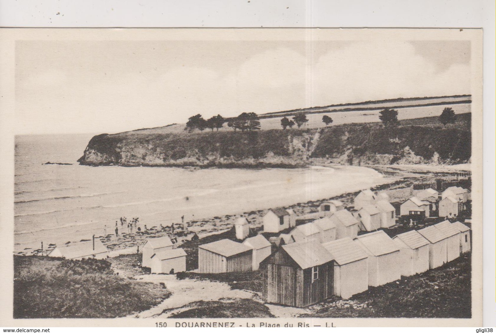 CPA-29-Finistère- DOUARNENEZ- La Plage Du Ris- - Douarnenez