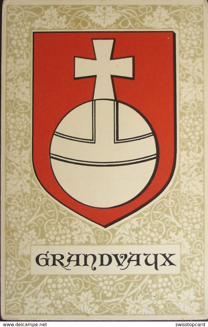 LITHO Wappen GRANDVAUX - Grandvaux
