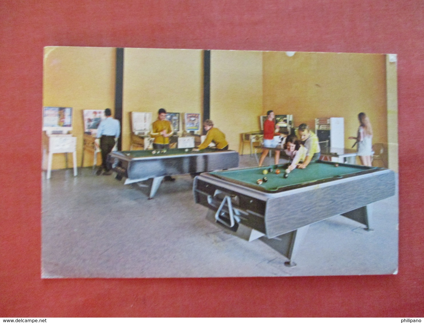 Playing Pool  The Summit  Tannersville Pa.   Ref  3477 - Other & Unclassified