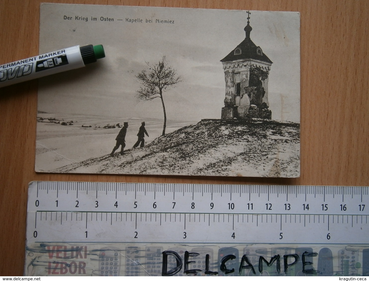 WWI WW1 KRIEG OSTEN KAPELLE NIEMIEZ GERMANY ARMY CARD POSTCARD POSTKARTE CARTE POSTALE PHOTO MILITARY FELDPOSTKARTE - War 1914-18