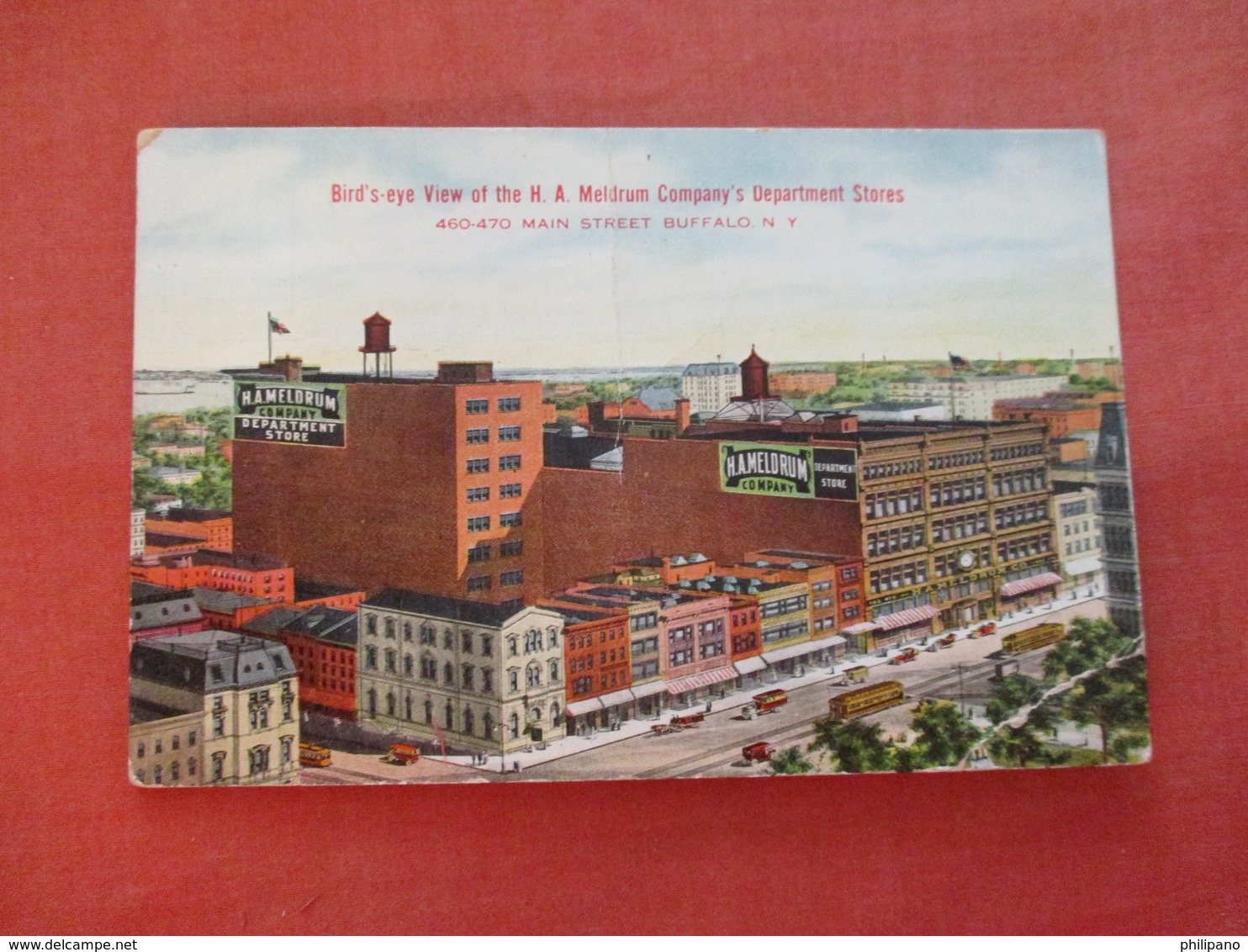 H A Meldrum Department Store  Has Crease  Buffalo - New York Ref  3477 - Buffalo