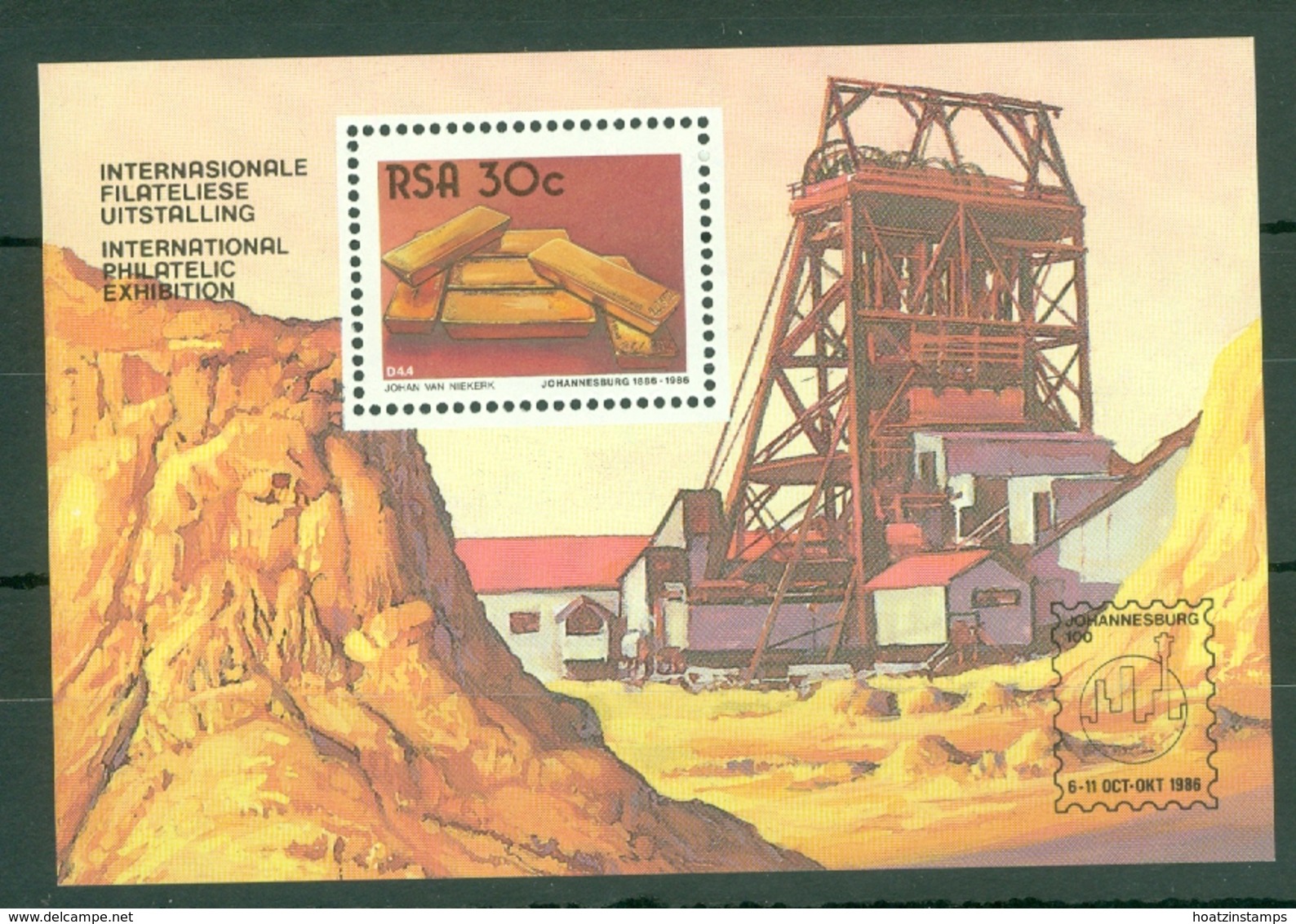South Africa: 1986   Centenary Of Johannesburg   M/S   MNH - Unused Stamps