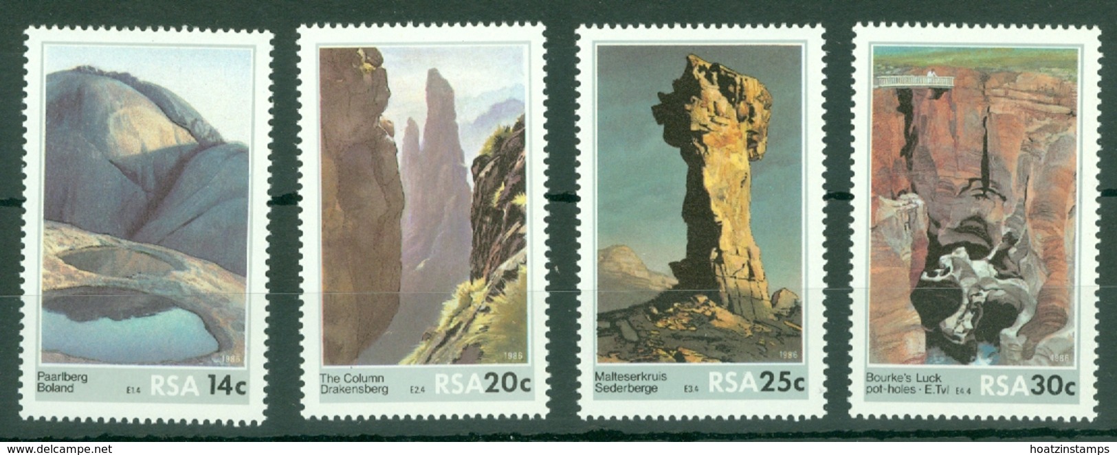 South Africa: 1986   Rock Formations   MNH - Unused Stamps