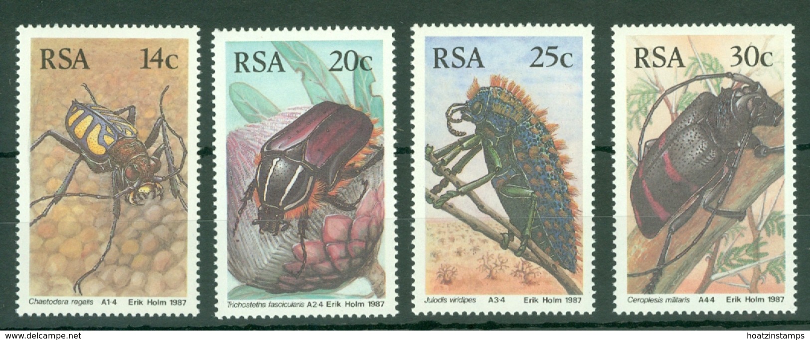 South Africa: 1987   South African Beetles   MNH - Unused Stamps