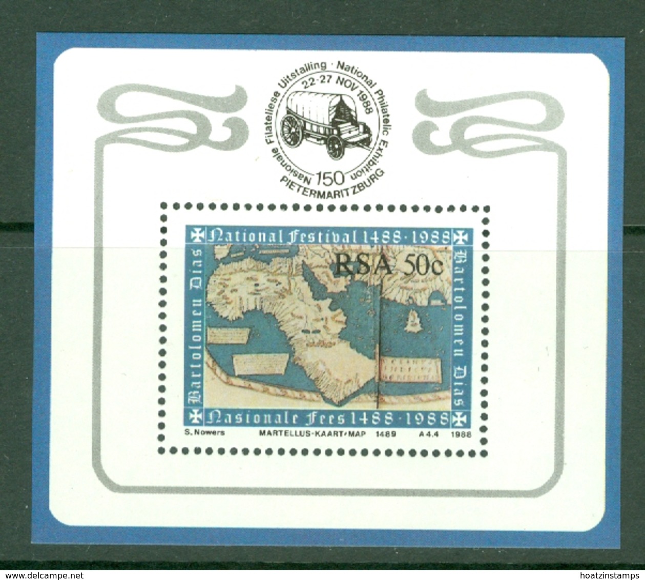 South Africa: 1988   500th Anniv Of Discovery Of Cape Of Good Hope By Dias   M/S   MNH - Unused Stamps