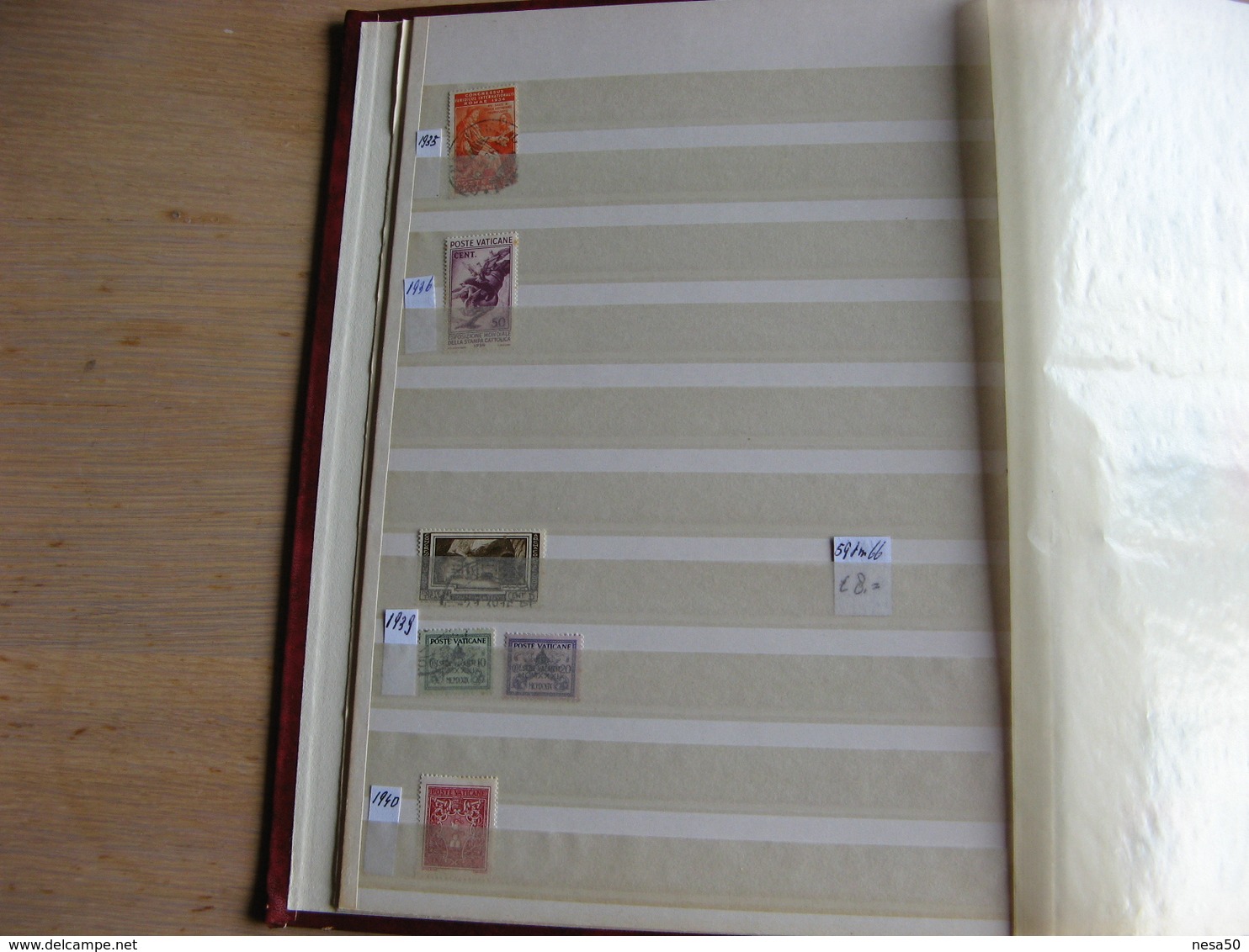 Vaticaan Album 1929 - 2013 Gestempeld , Pagina's Met Zegels Zijn Afgebeeld - Collections (en Albums)