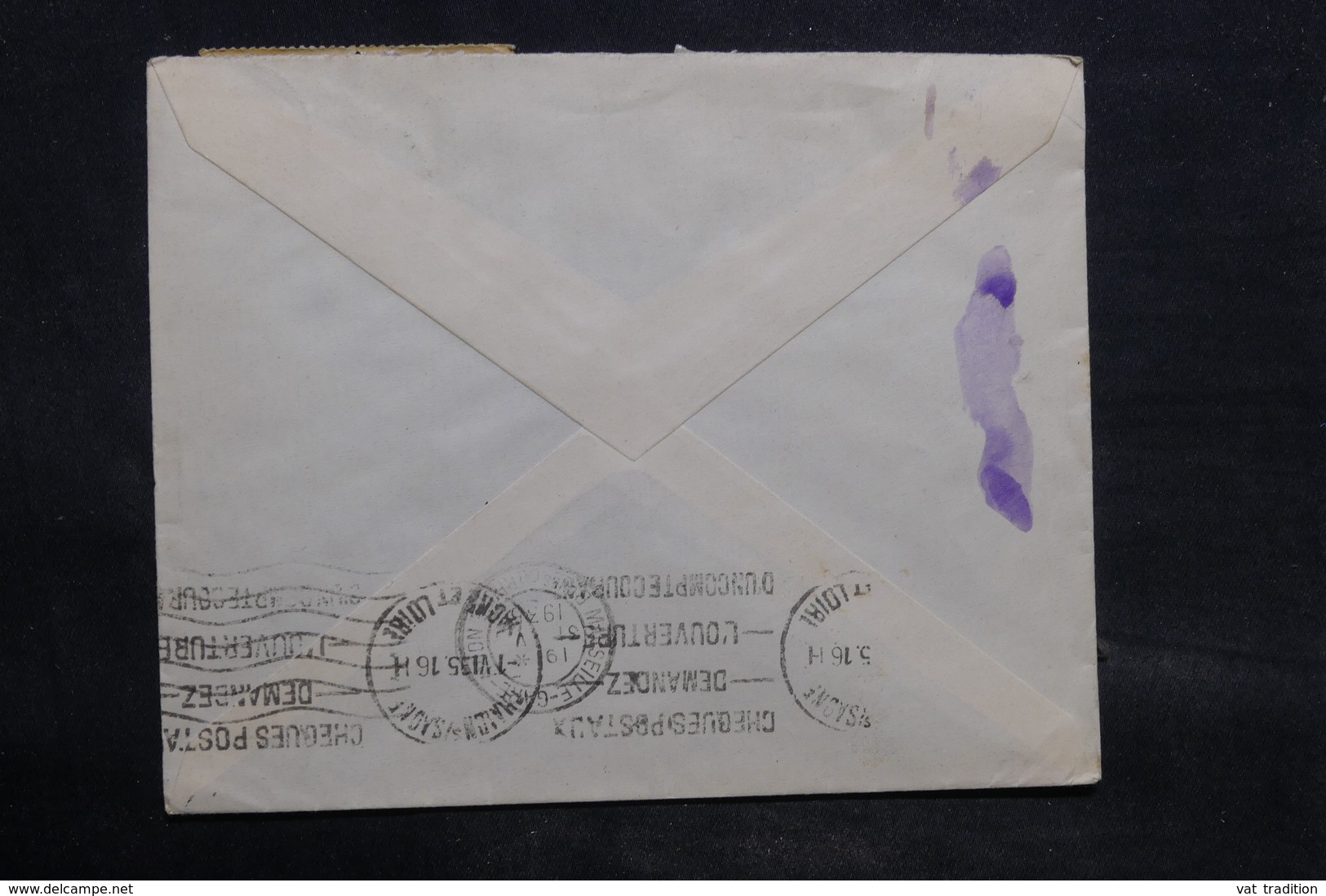 OUBANGUI - Enveloppe De Bangui Pour La France En 1935, Affranchissement Plaisant - L 34465 - Cartas & Documentos