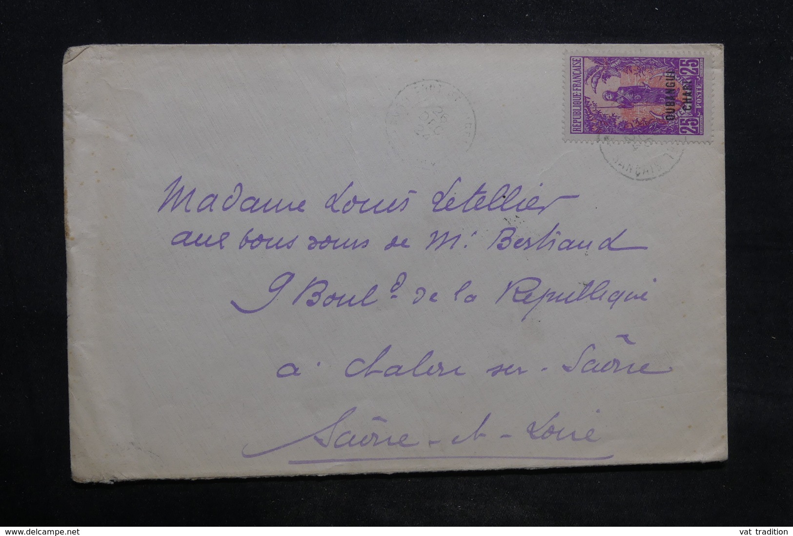 OUBANGUI - Enveloppe Pour La France En 1924,  Affranchissement Plaisant - L 34472 - Brieven En Documenten