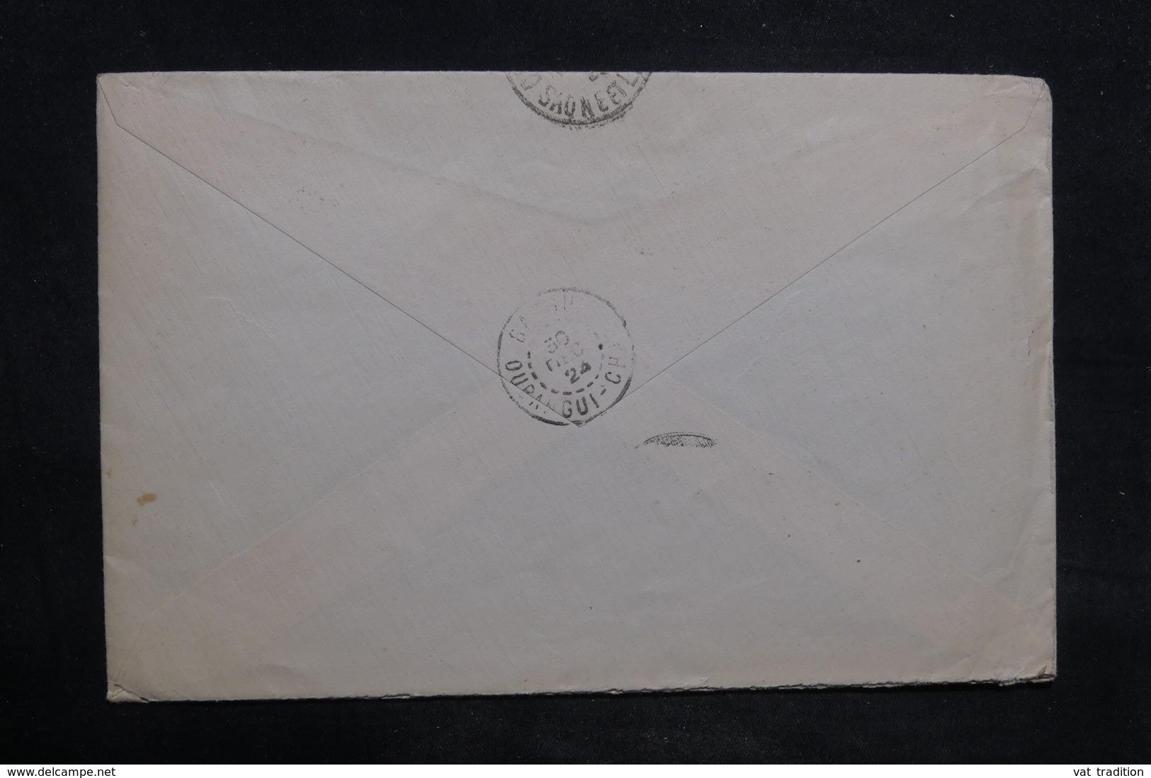 OUBANGUI - Enveloppe Pour La France En 1924,  Affranchissement Plaisant - L 34472 - Covers & Documents