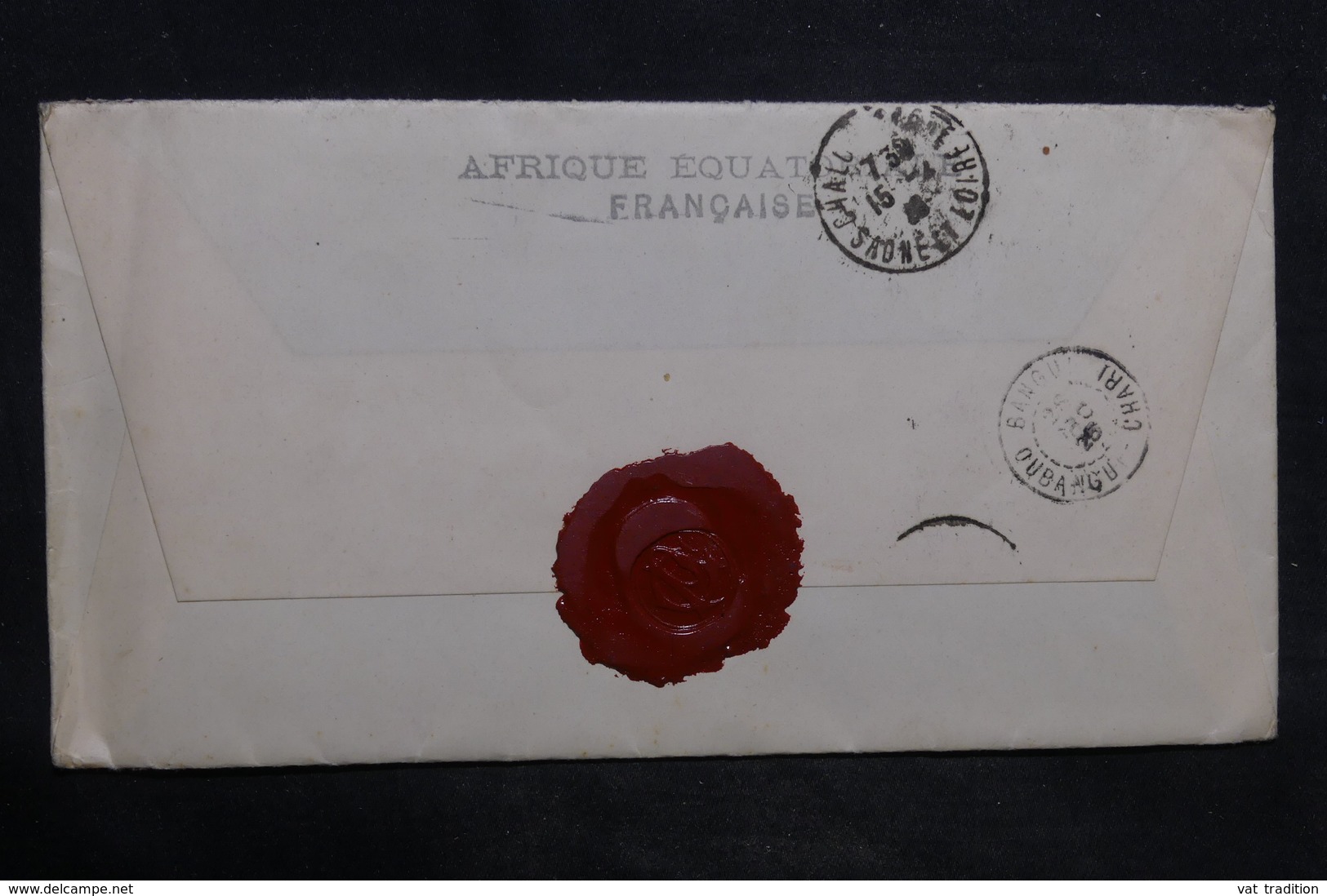 OUBANGUI - Enveloppe ( Cachetée ) De Fort Crampel Pour La France En 1925,  Affranchissement Plaisant - L 34474 - Cartas & Documentos