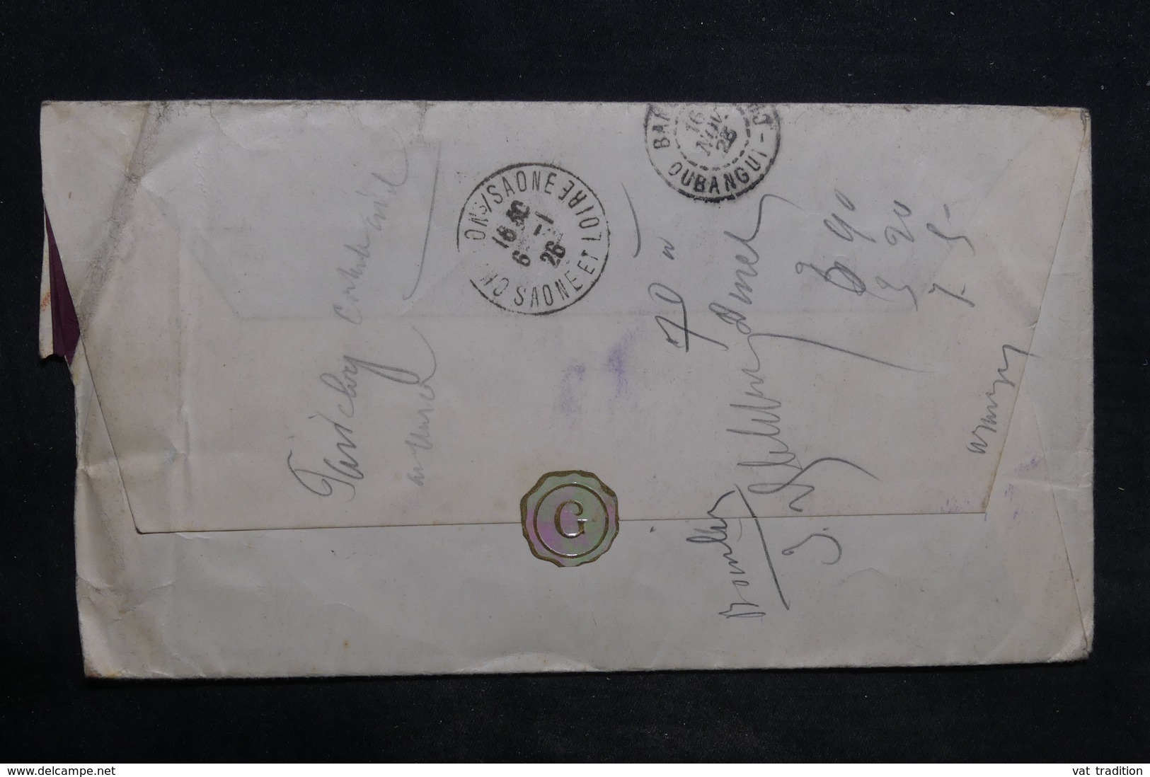 OUBANGUI - Enveloppe Pour La France En 1926,  Affranchissement Plaisant - L 34475 - Lettres & Documents