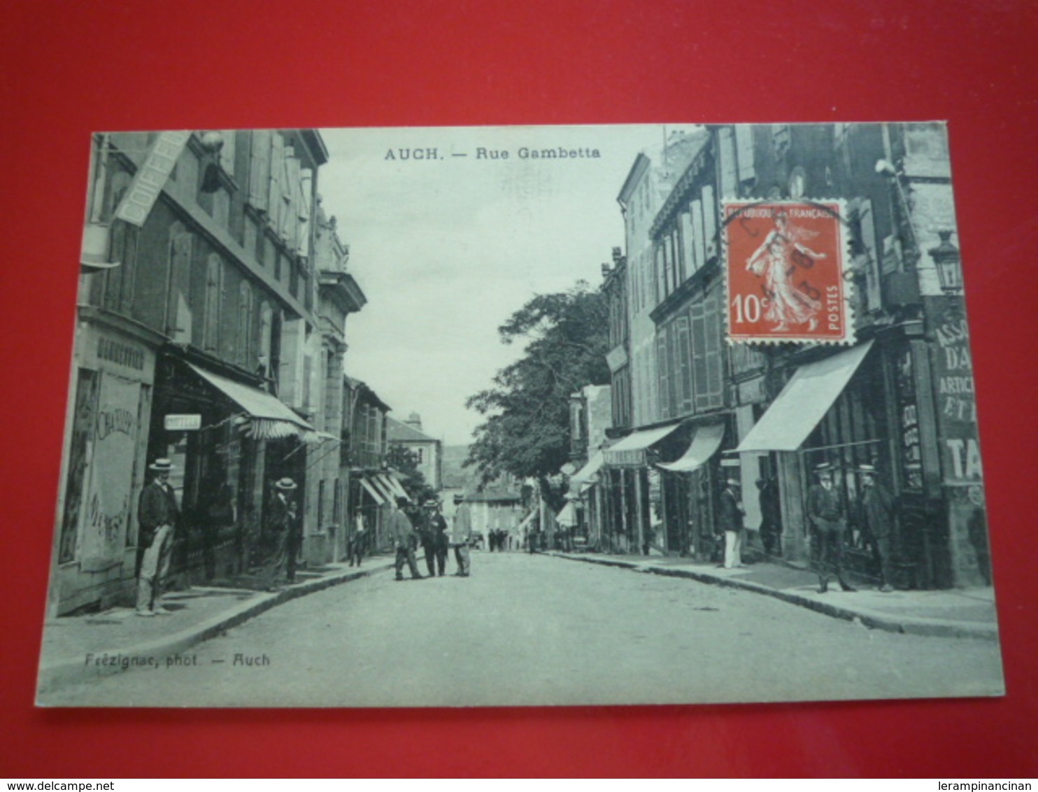 CPA 1913  AUCH  RUE GAMBETTA   ETAT BON - Auch