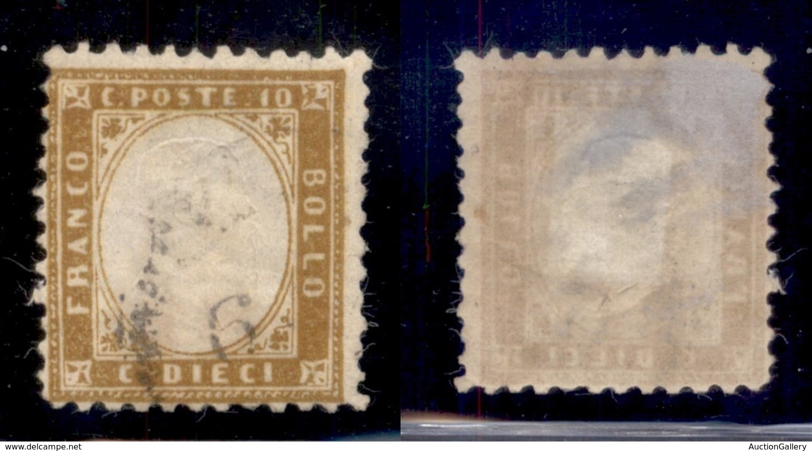 REGNO - 1862 - 10 Cent (1) - Usato (700) - Autres & Non Classés