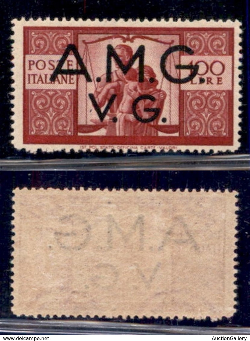 TRIESTE AMG VG - 1946 - 100 Lire (21) - Gomma Originale (20) - Autres & Non Classés