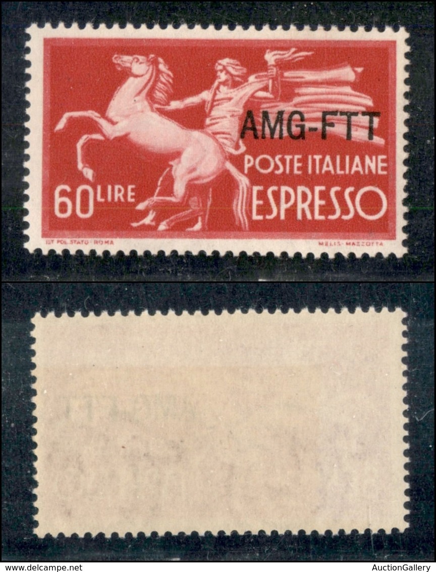 TRIESTE AMG FTT - 1950 - 60 Lire Espresso (6) - Gomma Integra (11) - Autres & Non Classés