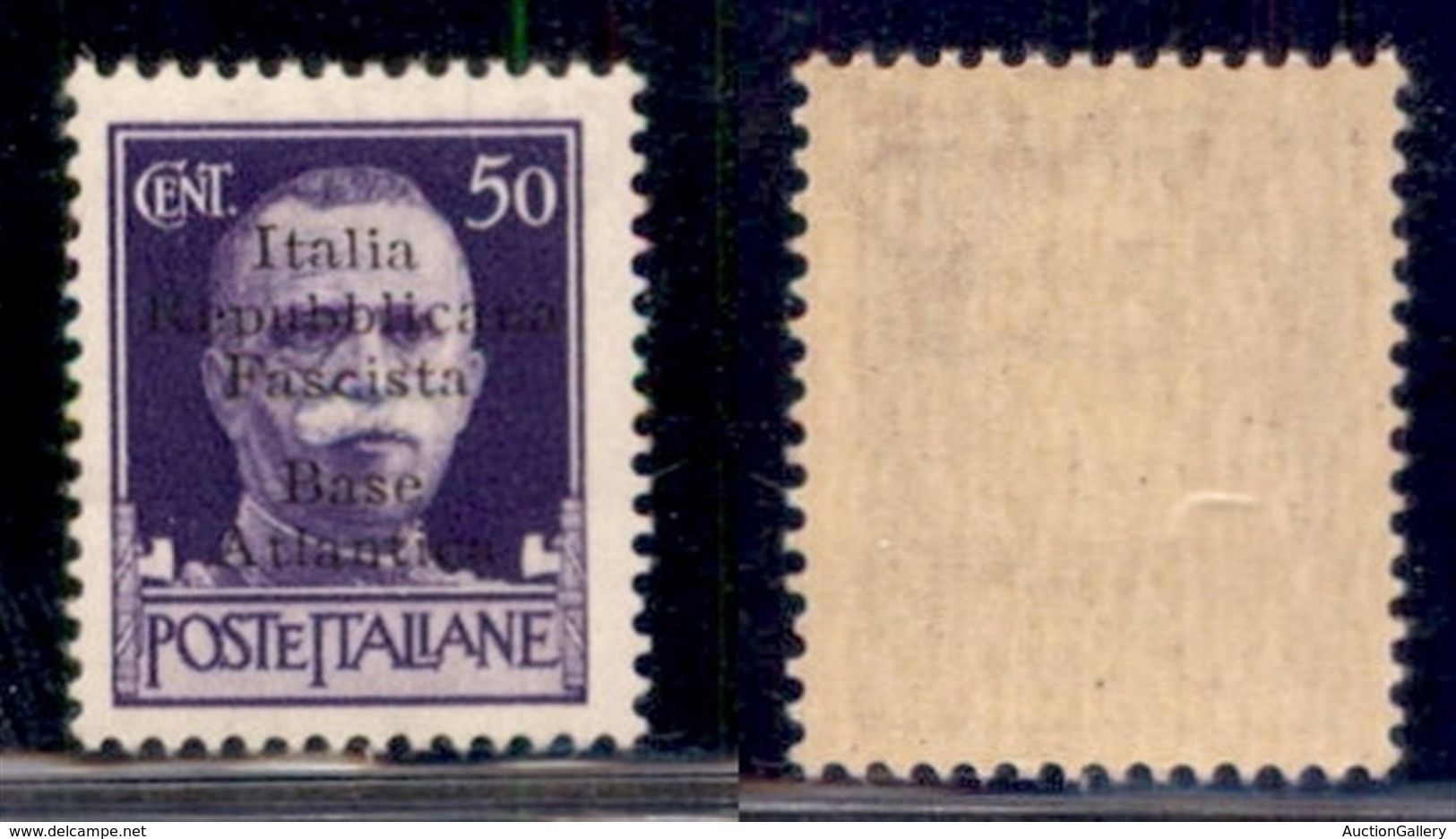 EMISSIONI LOCALI - Base Atlantica - 1943 - 50 Cent (11) - Gomma Integra (87) - Otros & Sin Clasificación