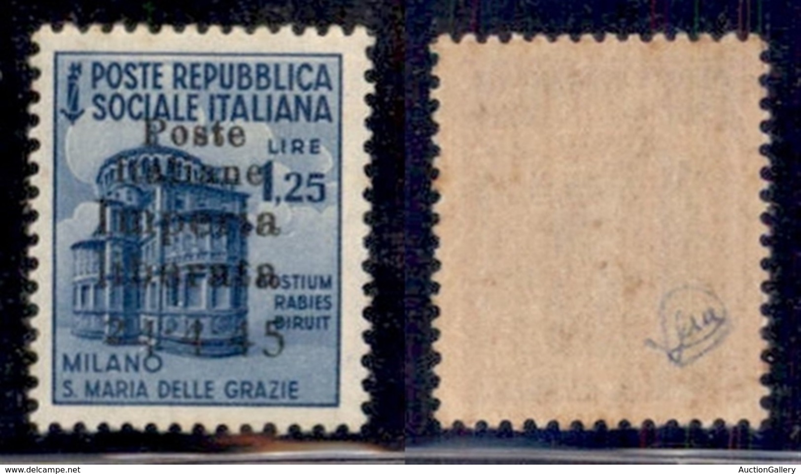 C.L.N. - Imperia - 1945 - 1,25 Lire (9) - Gomma Integra (12,50) - Otros & Sin Clasificación