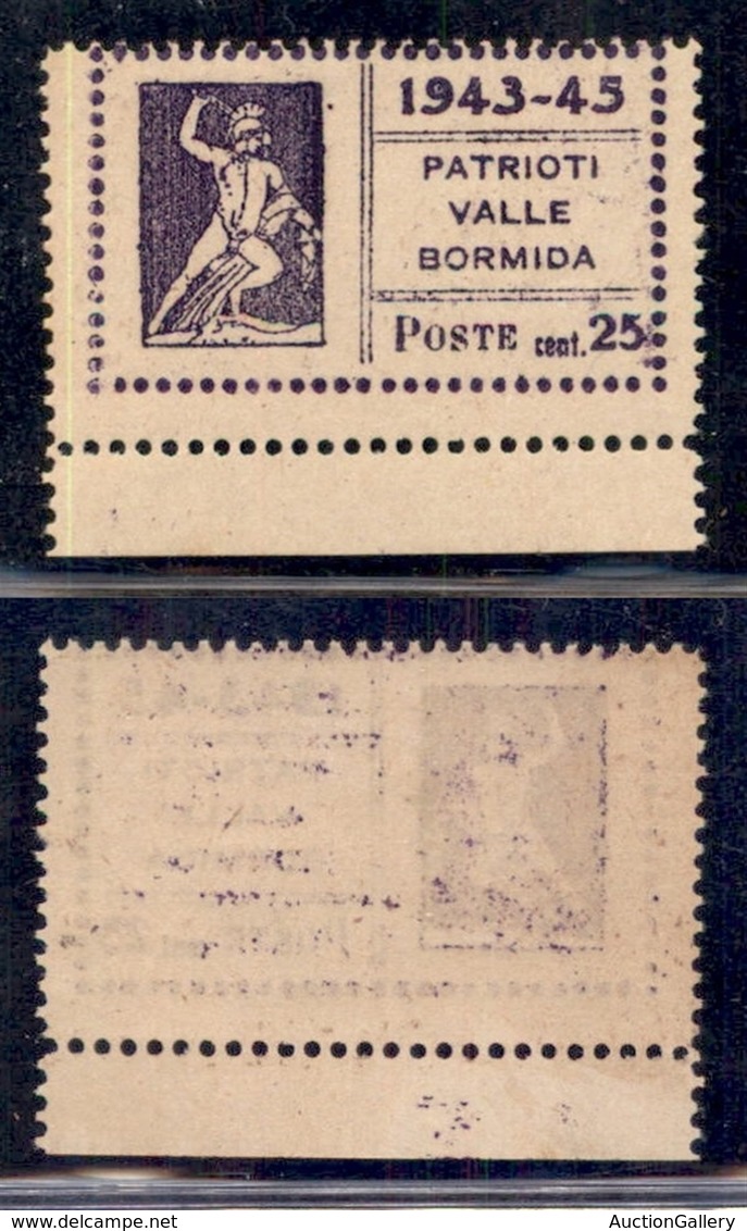 C.L.N. - Valle Bormida - 1945 - 25 Cent Teseo (16) - Gomma Originale (18) - Altri & Non Classificati