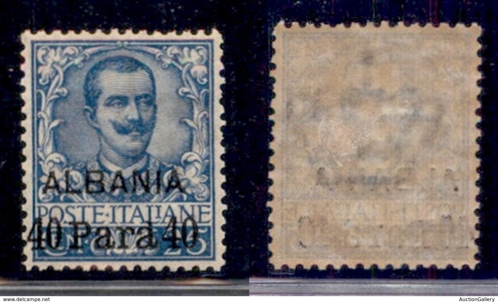 UFFICI POSTALI ALL'ESTERO - Levante - Albania - 1902 - 40 Para Su 25 Cent (3) - Gomma Originale - Molto Ben Centrato - Otros & Sin Clasificación