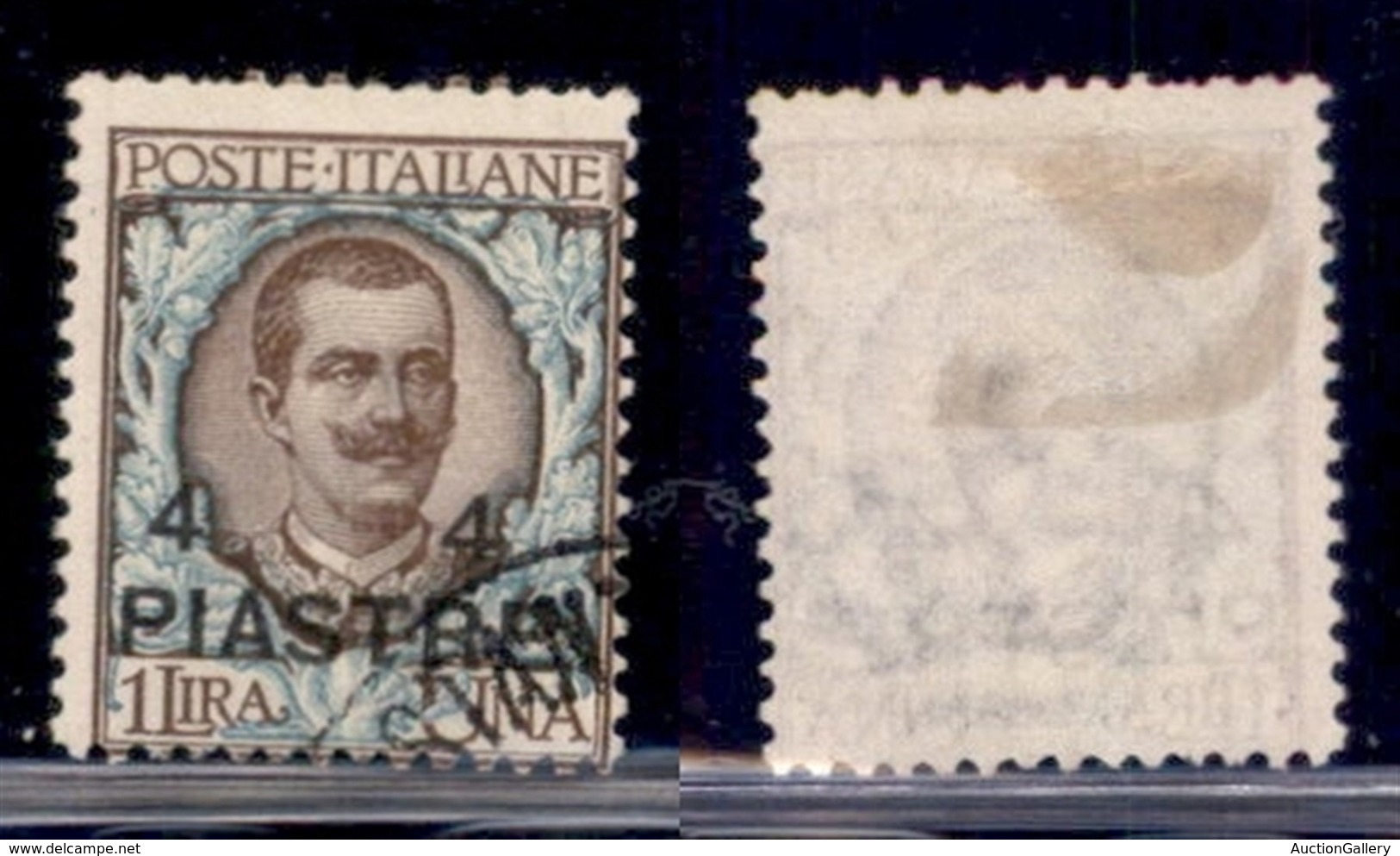 UFFICI POSTALI ALL'ESTERO - Levante - Costantinopoli - 1908 - 4 Piastre Su 1 Lira (18) Usato (90) - Other & Unclassified