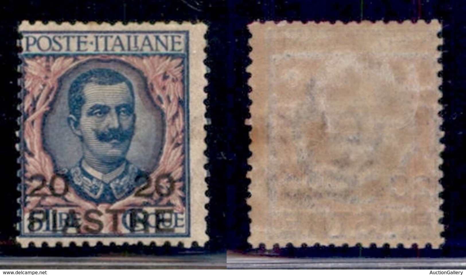 UFFICI POSTALI ALL'ESTERO - Levante - Costantinopoli - 1908 - 20 Piastre Su 5 Lire (19) - Gomma Originale (70) - Otros & Sin Clasificación