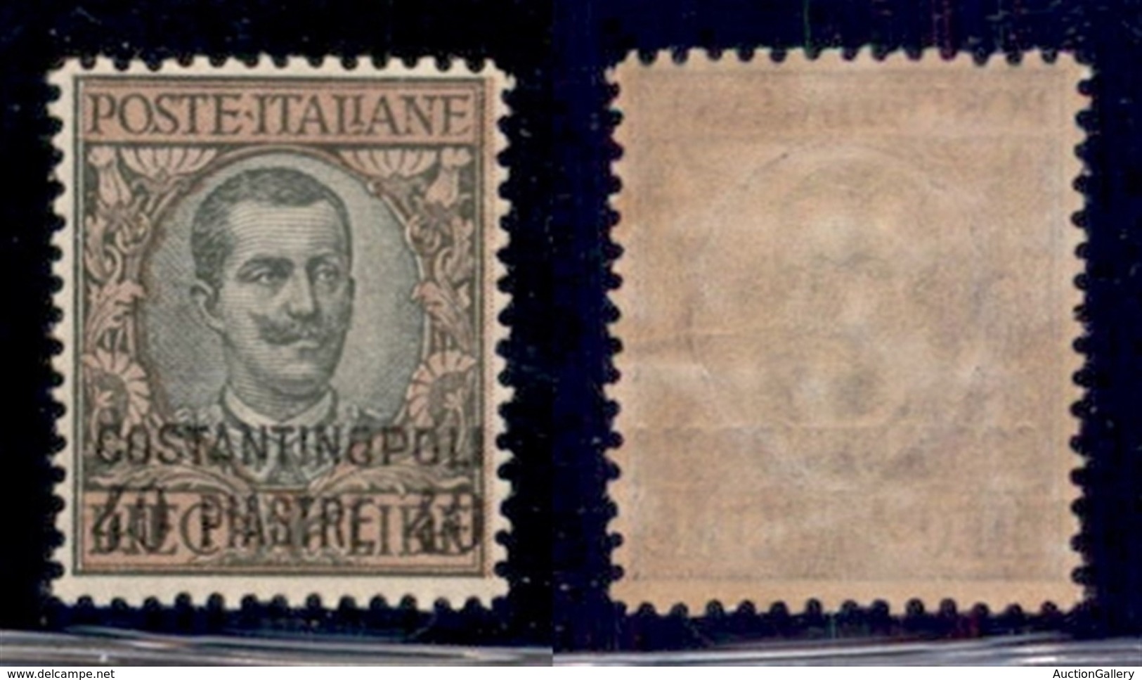 UFFICI POSTALI ALL'ESTERO - Levante - Costantinopoli - 1911 - 40 Piastre Su 10 Lire (27) - Gomma Integra - Ben Centrato  - Other & Unclassified