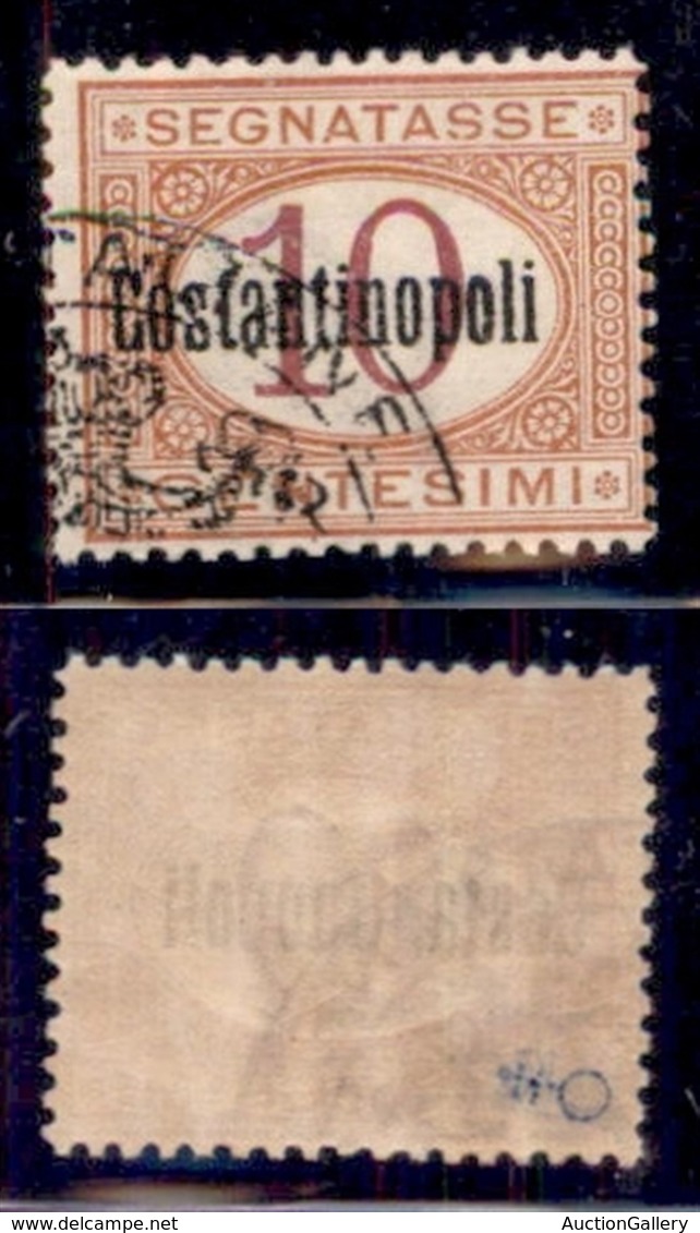 UFFICI POSTALI ALL'ESTERO - Levante - Costantinopoli - 1922 - 10 Cent (1) - Gomma Originale (100) - Sonstige & Ohne Zuordnung