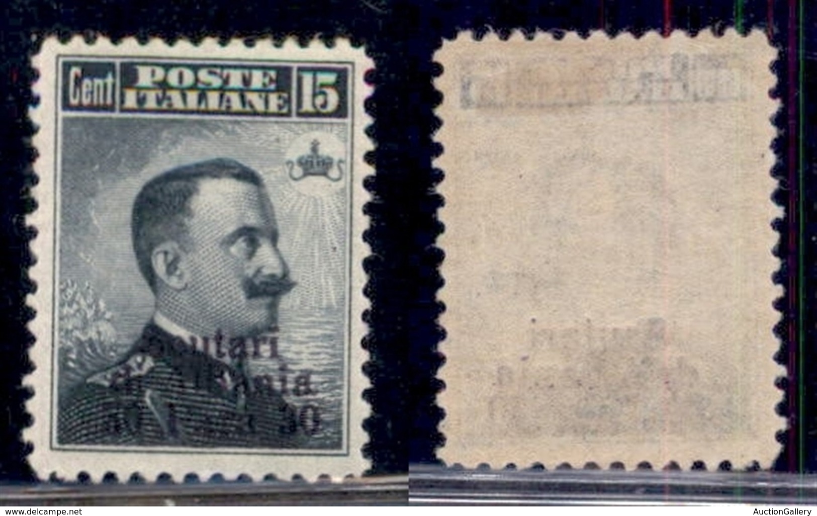 UFFICI POSTALI ALL'ESTERO - Levante - Scutari D'Albania - 1909 - 30 Para Su 15 Cent (3c) - Carta Sottile - Gomma Origina - Other & Unclassified