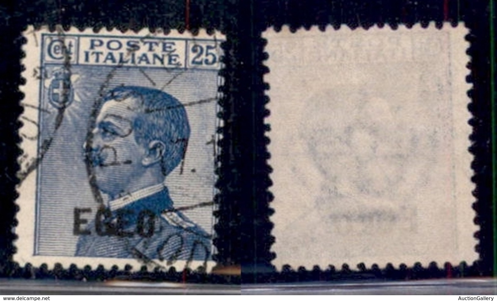 COLONIE - Egeo - 1912 - 25 Cent (1) Usato (60) - Altri & Non Classificati