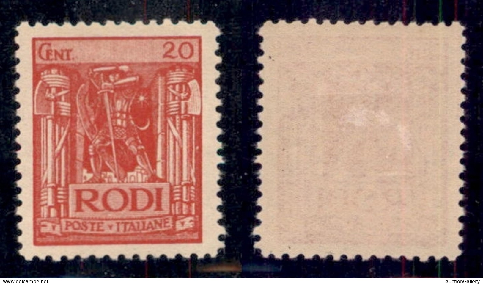 COLONIE - Egeo - 1929 - 20 Cent Pittorica (5) - Gomma Originale (22) - Other & Unclassified
