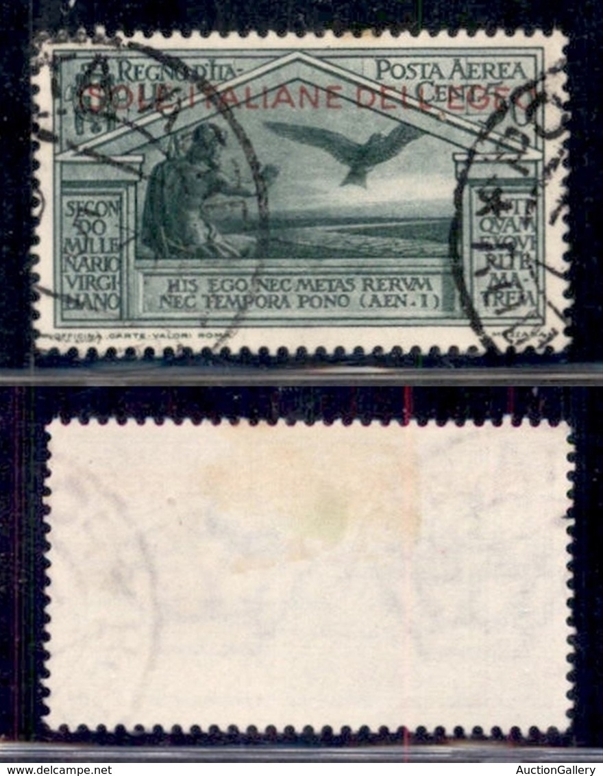 COLONIE - Egeo - 1930 - 50 Cent Virgilio (4) Usato (50) - Altri & Non Classificati