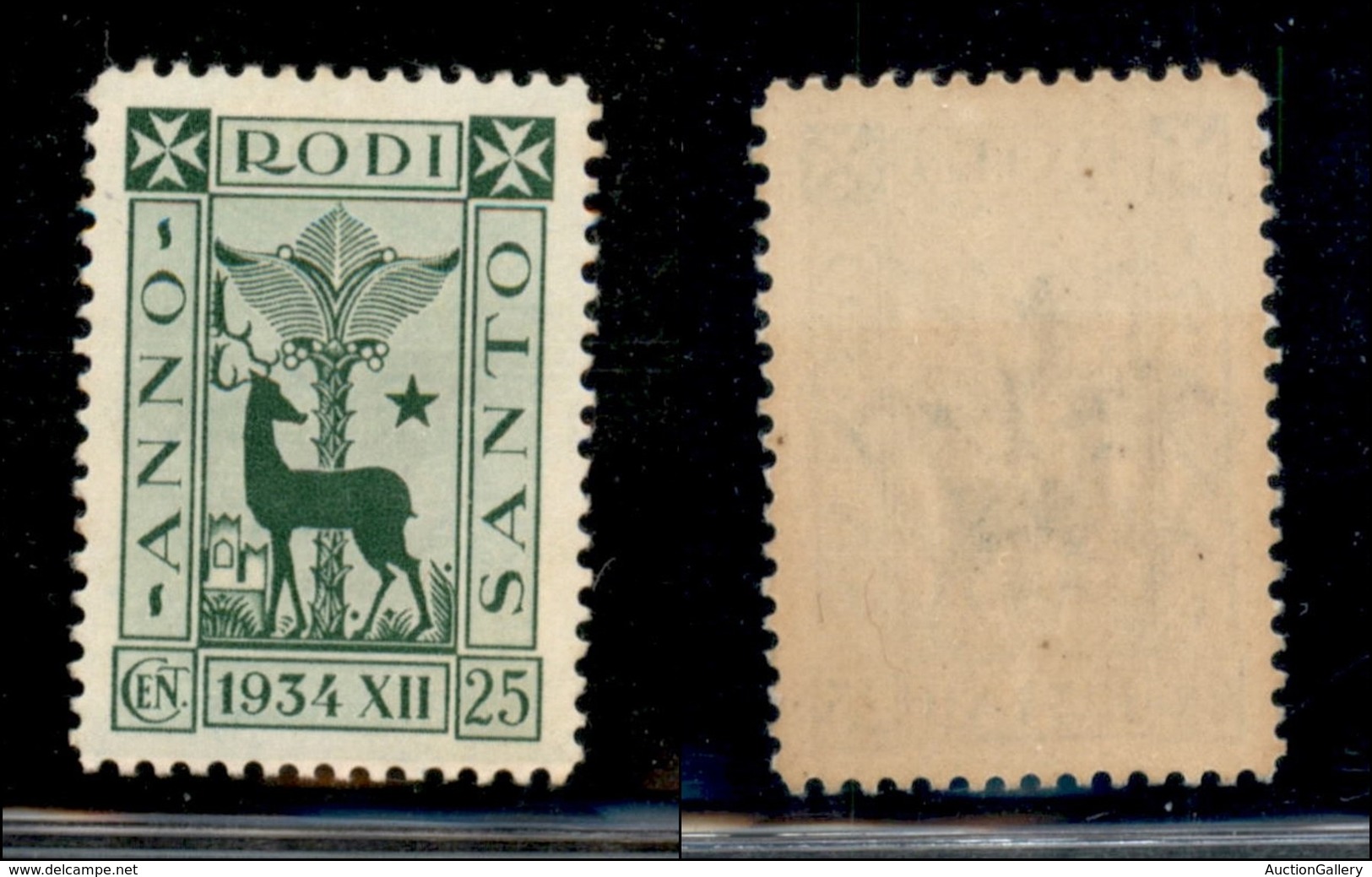 COLONIE - Egeo - 1935 - 25 Cent Anno Santo (94) - Gomma Integra (90) - Altri & Non Classificati