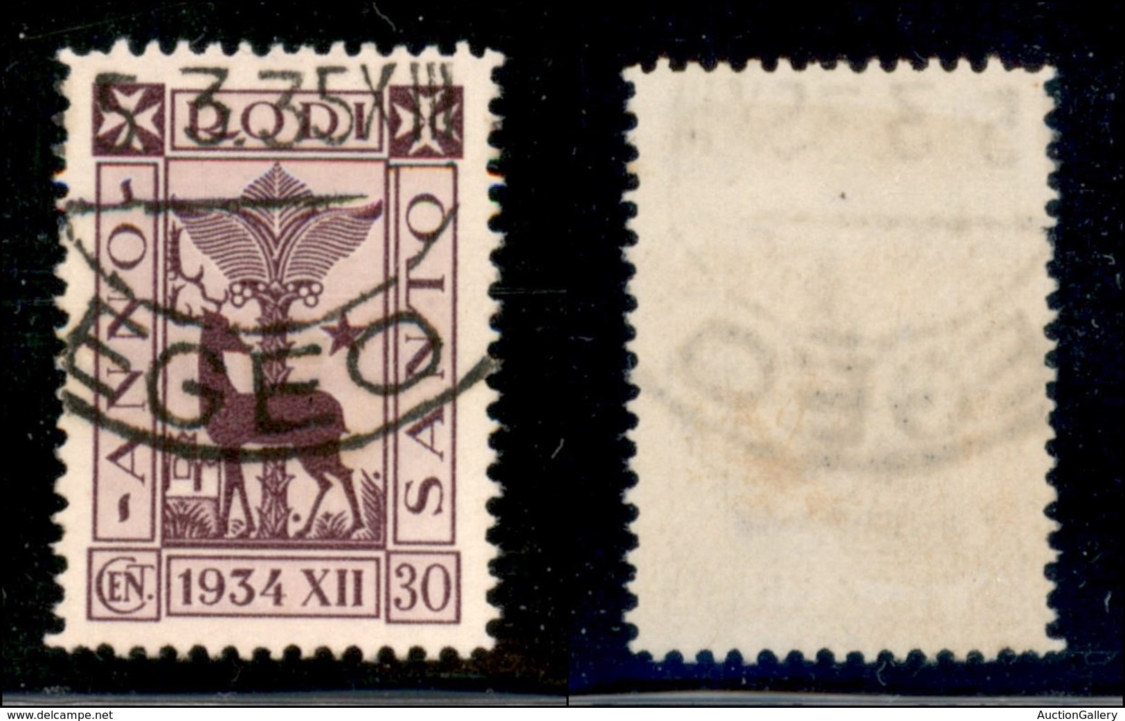 COLONIE - Egeo - 1935 - 30 Cent Anno Santo (95) Usato (70) - Other & Unclassified