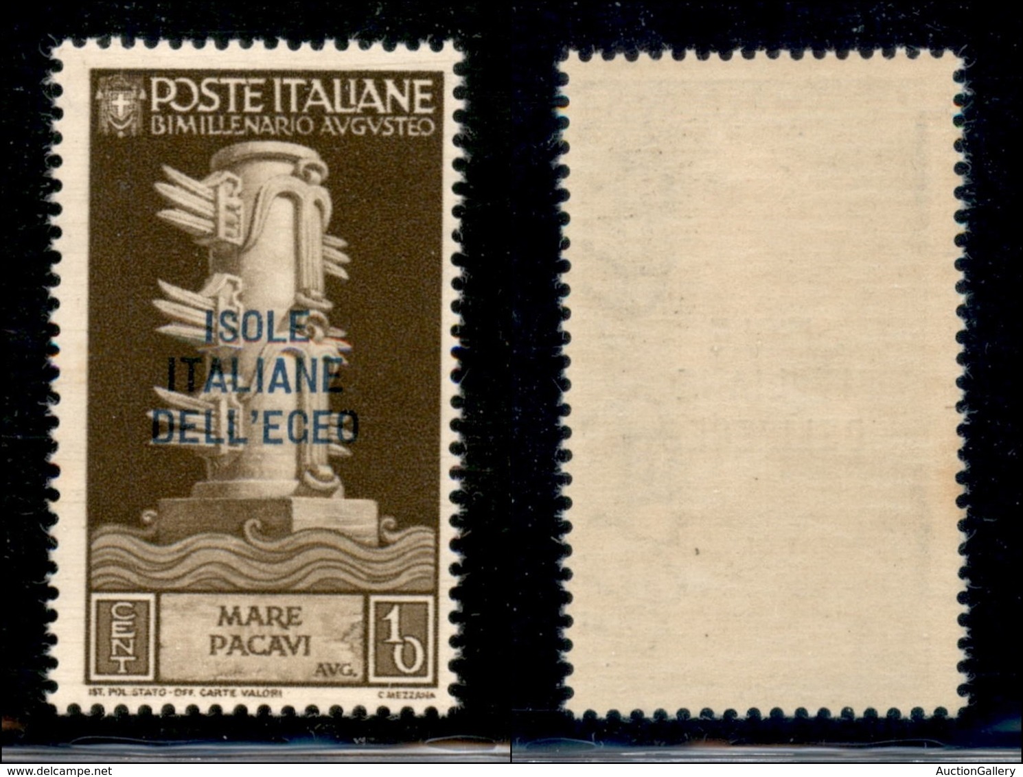 COLONIE - Egeo - 1938 - 10 Cent Augusto (99) - Gomma Integra (25) - Altri & Non Classificati