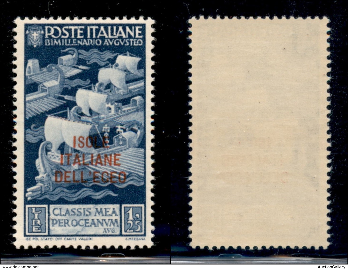 COLONIE - Egeo - 1939 - 1,25 Lire Augusto (106) - Gomma Integra (25) - Autres & Non Classés