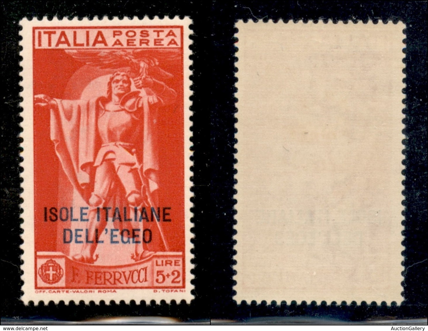 COLONIE - Egeo - 1930 - 5 + 2 Lire Ferrucci (3) - Gomma Originale (40) - Other & Unclassified