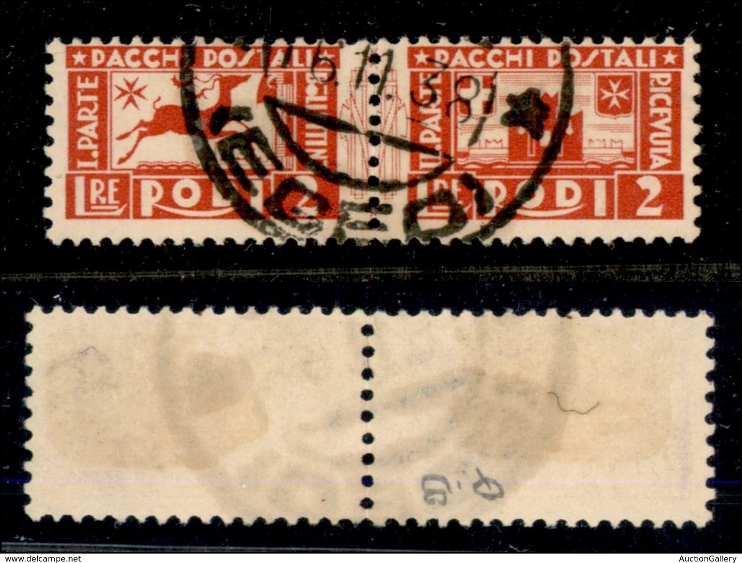 COLONIE - Egeo - 1934 - 2 Lire (8) - Usato - Other & Unclassified