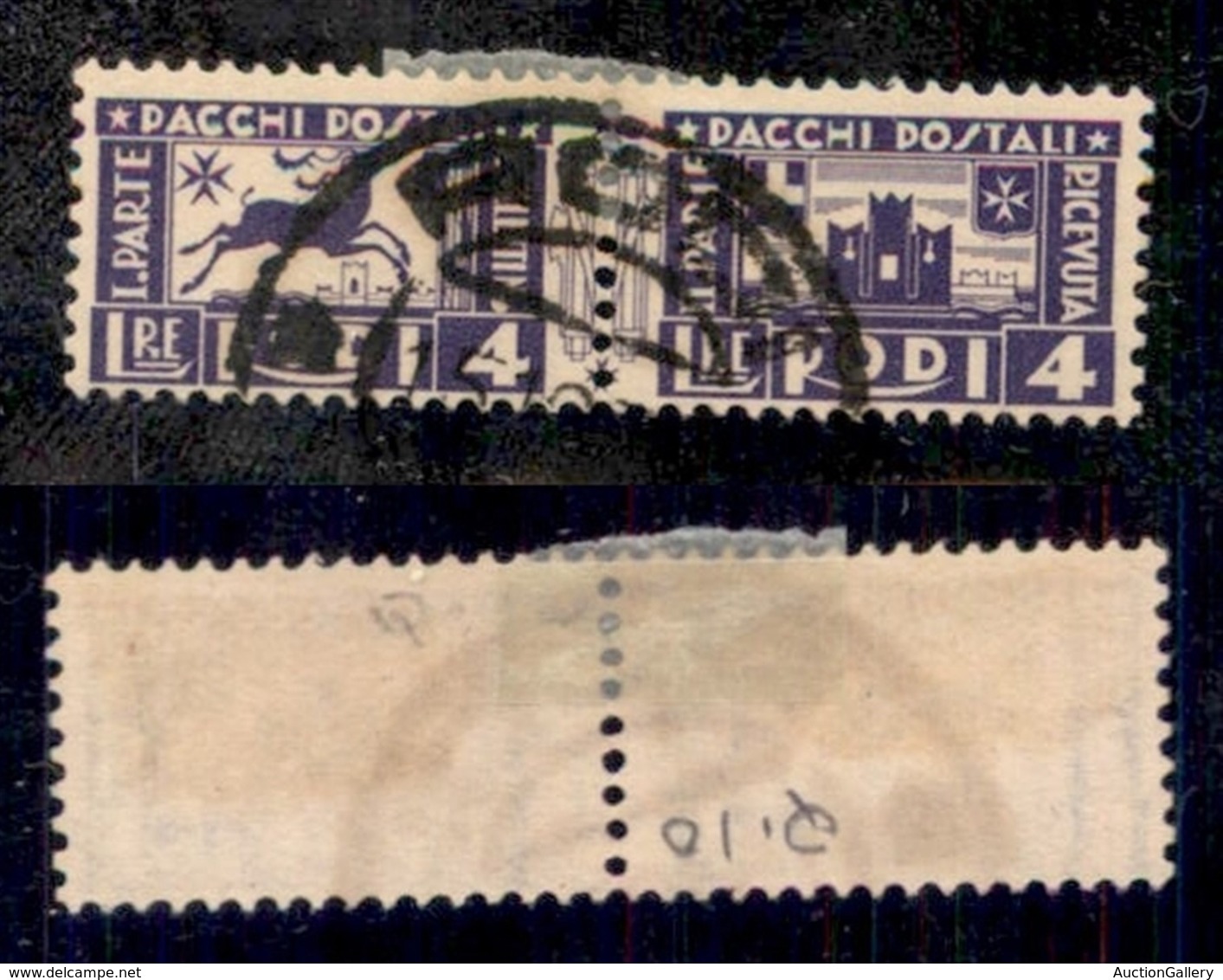 COLONIE - Egeo - 1934 - 4 Lire (10) - Usato - Altri & Non Classificati