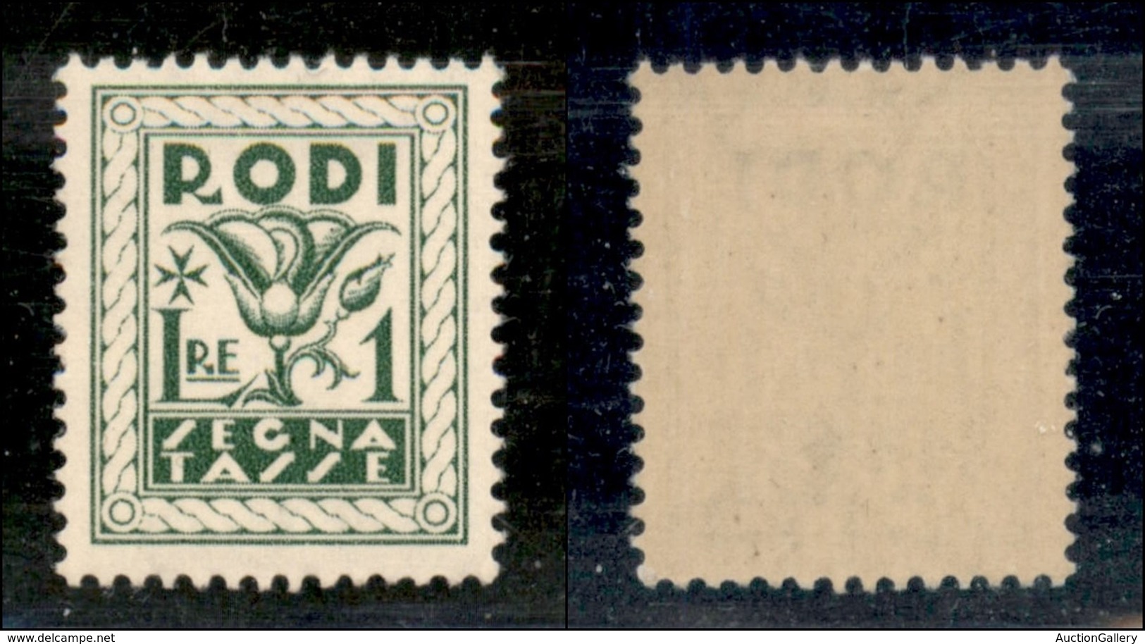 COLONIE - Egeo - 1934 - 1 Lira (8) - Gomma Integra - Otros & Sin Clasificación