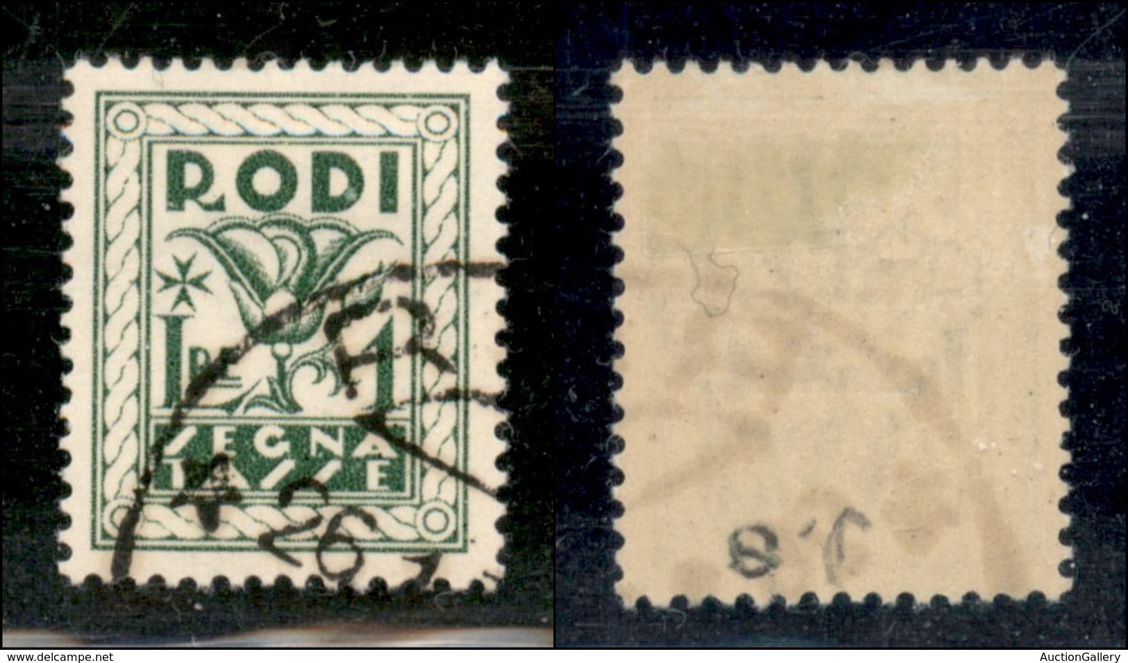 COLONIE - Egeo - 1934 - 1 Lira (8)  - Usato - Other & Unclassified