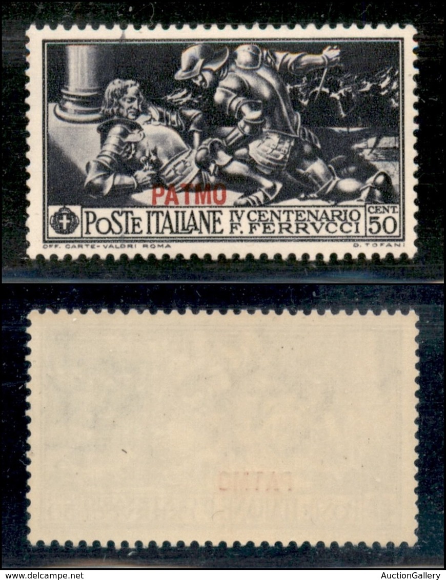 COLONIE - Egeo - Patmo - 1930 - 50 Cent Ferrucci (14) - Gomma Integra - Other & Unclassified