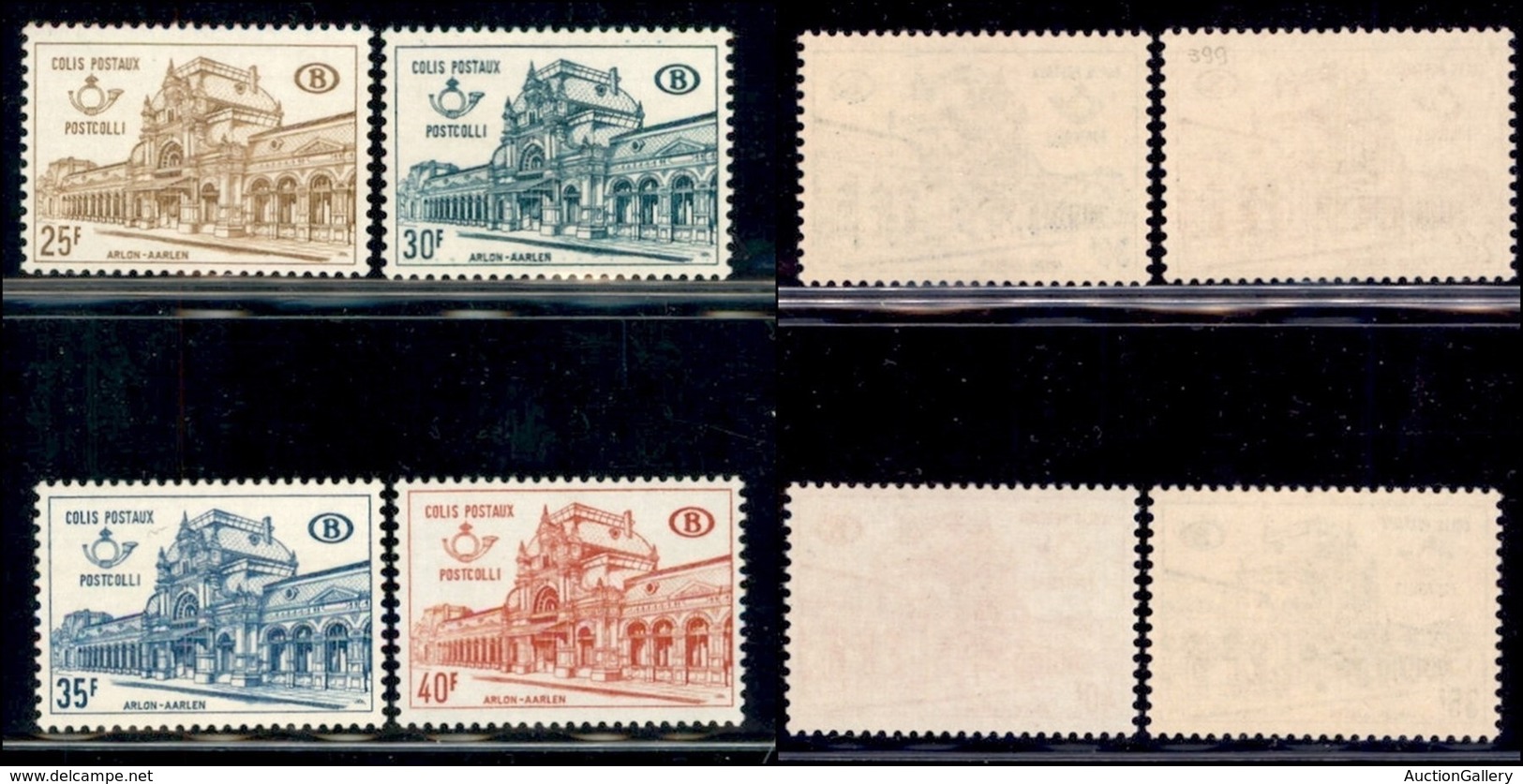 BELGIO - 1967/1968 - Pacchi Postali  - Stazione Di Arlon (60/63) - 4 Valori - Gomma Integra (32) - Otros & Sin Clasificación